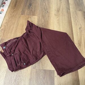 Judy Blue Maroon Denim Pants